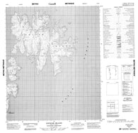 016E09 Angijak Island Canadian topographic map, 1:50,000 scale