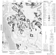 016E14 Touak Fiord Canadian topographic map, 1:50,000 scale