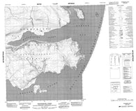 016K05 Mooneshine Fiord Canadian topographic map, 1:50,000 scale