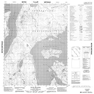 016M03 Duck Islands Canadian topographic map, 1:50,000 scale