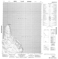 016M12 Cape Broughton Canadian topographic map, 1:50,000 scale