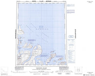 016M Padloping Island Canadian topographic map, 1:250,000 scale