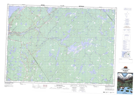 021A05 Weymouth Canadian topographic map, 1:50,000 scale