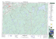 021A15 Gaspereau Lake Canadian topographic map, 1:50,000 scale