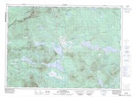 021E09 Lac Emilie Canadian topographic map, 1:50,000 scale
