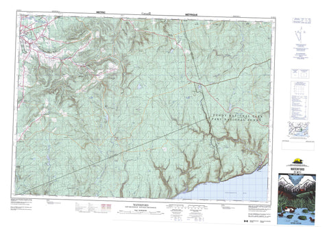 021H11 Waterford Canadian topographic map, 1:50,000 scale