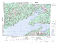 021H Amherst Canadian topographic map, 1:250,000 scale