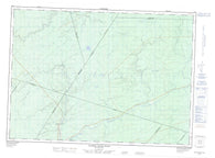 021I05 Salmon River Road Canadian topographic map, 1:50,000 scale
