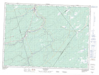 021I12 Blackville Canadian topographic map, 1:50,000 scale