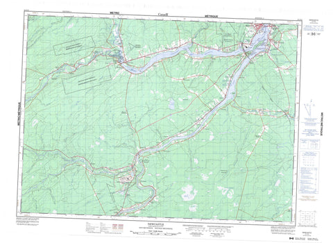 021I13 Newcastle Canadian topographic map, 1:50,000 scale