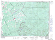 021L01 Saint Zacharie Canadian topographic map, 1:50,000 scale
