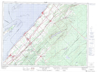 021M01 Saint Jean Port Joli Canadian topographic map, 1:50,000 scale