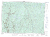 021M06 Lac Sautauriski Canadian topographic map, 1:50,000 scale