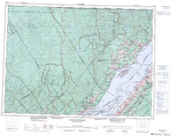 021M Baie Saint Paul Canadian topographic map, 1:250,000 scale