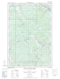 021N03E Little Black River Canadian topographic map, 1:50,000 scale