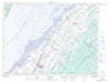 021N12 Saint Pascal Canadian topographic map, 1:50,000 scale