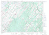 021N14 Saint Modeste Canadian topographic map, 1:50,000 scale