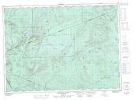 021O07 Nepisiguit Lakes Canadian topographic map, 1:50,000 scale