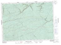 021O09 Tetagouche Lakes Canadian topographic map, 1:50,000 scale