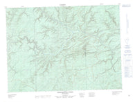 021O10 Upsalquitch Forks Canadian topographic map, 1:50,000 scale