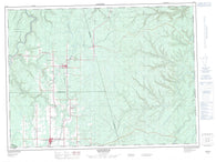 021O11 Kedgwick Canadian topographic map, 1:50,000 scale
