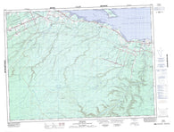 021O16 Charlo Canadian topographic map, 1:50,000 scale