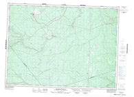 021P05 Nepisiguit Falls Canadian topographic map, 1:50,000 scale