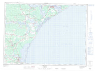 021P10 Tracadie Canadian topographic map, 1:50,000 scale
