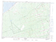 021P11 Burnsville Canadian topographic map, 1:50,000 scale