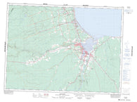 021P12 Bathurst Canadian topographic map, 1:50,000 scale