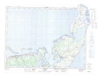 021P15 Caraquet Canadian topographic map, 1:50,000 scale