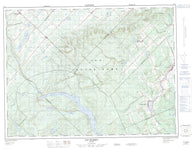 022B05 Lac Humqui Canadian topographic map, 1:50,000 scale