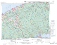 022B Matane Canadian topographic map, 1:250,000 scale