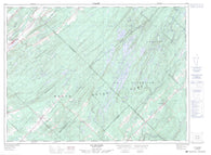 022C02 Lac Des Baies Canadian topographic map, 1:50,000 scale