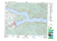 022D07 La Baie Canadian topographic map, 1:50,000 scale