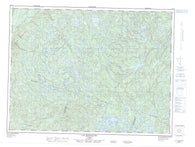 022D15 Lac Moncouche Canadian topographic map, 1:50,000 scale
