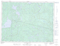 022D16 Lac Poulin De Courval Canadian topographic map, 1:50,000 scale