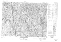 022E04 Lac Aux Grandes Pointes Canadian topographic map, 1:50,000 scale