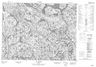 022E08 Lac Riverin Canadian topographic map, 1:50,000 scale