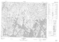 022E10 Lac Meloneze Canadian topographic map, 1:50,000 scale