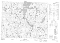 022E14 Chutes Des Passes Canadian topographic map, 1:50,000 scale