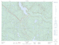 022F03 Lac Lessard Canadian topographic map, 1:50,000 scale