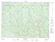 022F04 Lac Isidore Canadian topographic map, 1:50,000 scale