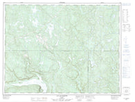 022F06 Lac Le Barbier Canadian topographic map, 1:50,000 scale