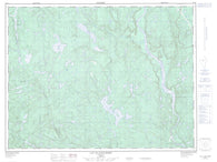 022F07 Lac Au Loup Marin Canadian topographic map, 1:50,000 scale