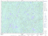 022F11 Lac Sedillot Canadian topographic map, 1:50,000 scale
