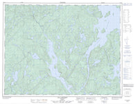 022F14 Lac Carteret Canadian topographic map, 1:50,000 scale