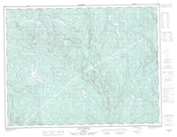 022G12 Lac Dionne Canadian topographic map, 1:50,000 scale