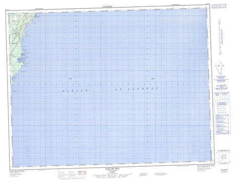 022G15 Iles De Mai Canadian topographic map, 1:50,000 scale