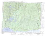 022I05 Lac Matamec Canadian topographic map, 1:50,000 scale